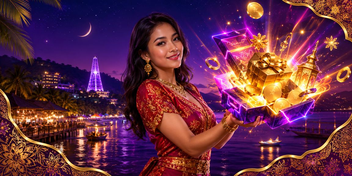 Suasana hiburan kasino di Langkawi dengan corak batik Malaysia