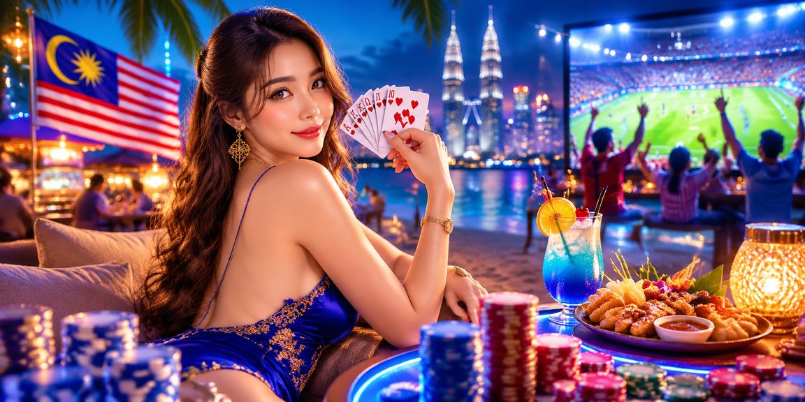 Sekumpulan pemain menikmati permainan Teen Patti di Malaysia dengan gembira